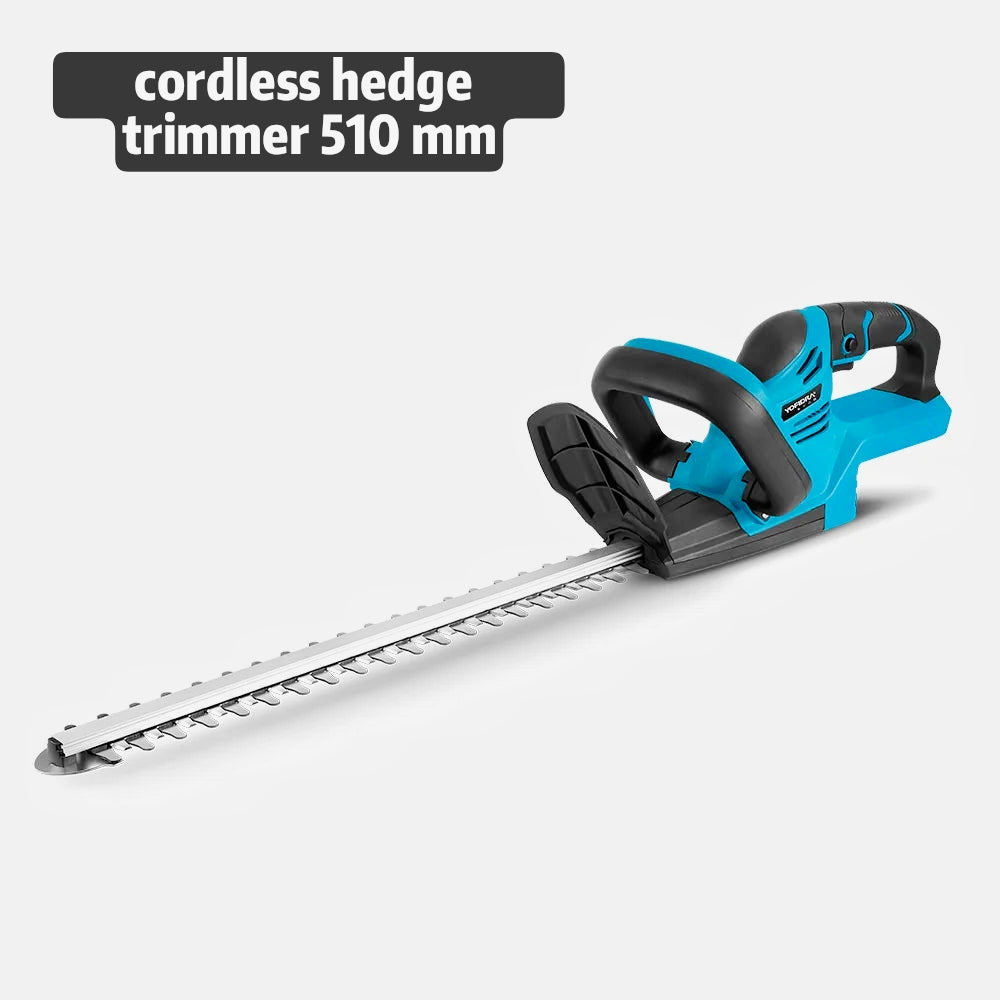 Cordless Electric Hedge Trimmer 510mm Adjustable Head.