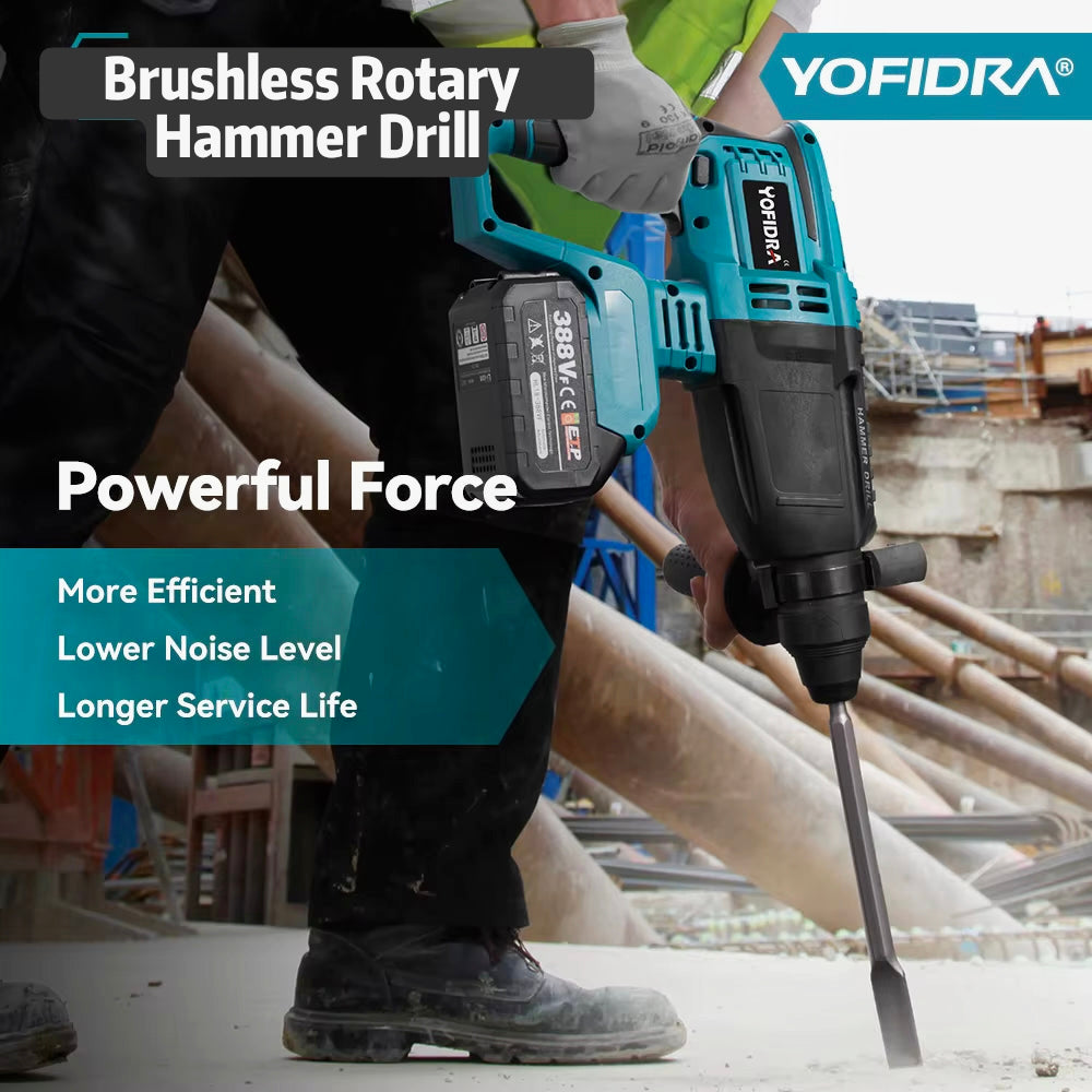 Professional-Grade Rotary Hammer — Power for Concrete, Brick & Masonry Without Premium Brand Prices