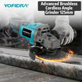 Advanced Brushless Cordless Angle Grinder 125mm – High-Speed, Variable Control.