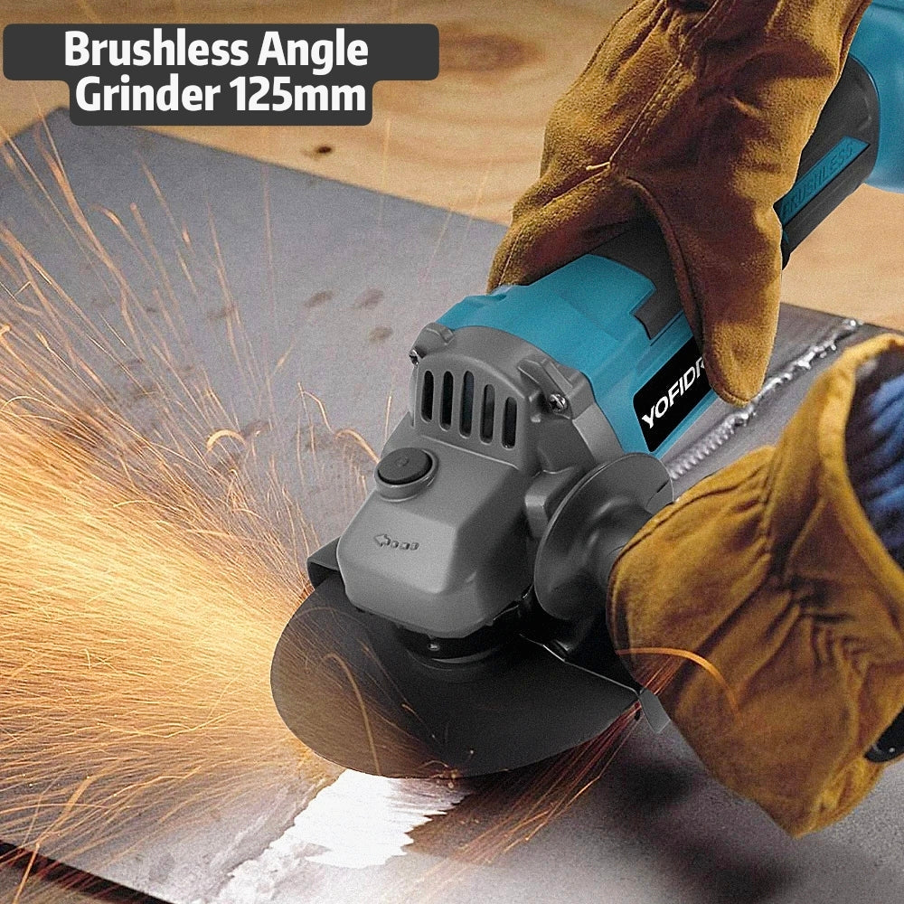 Brushless Cordless Angle Grinder 125mm.