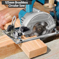 125mm Brushless Cordless Circular Saw – Wood Cutting Tool.