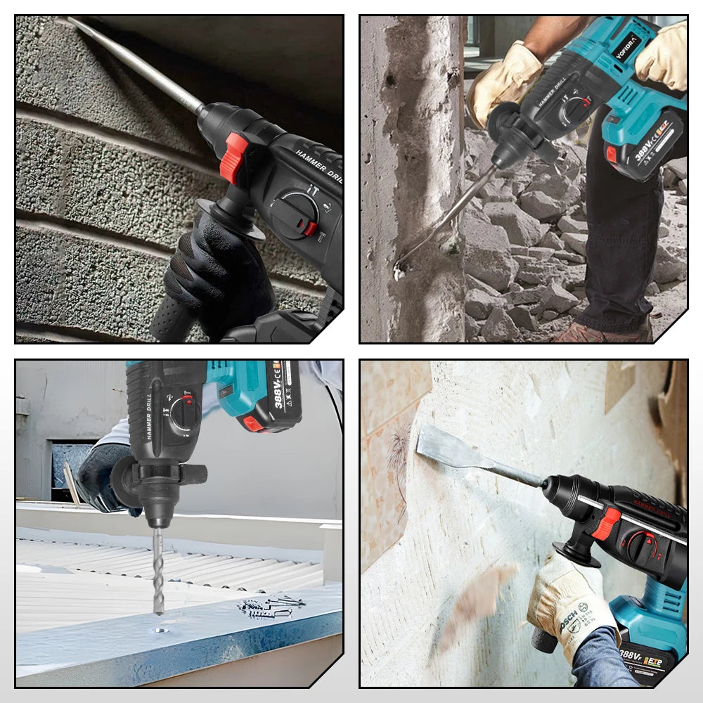 Professional-Grade Rotary Hammer — Power for Concrete, Brick & Masonry Without Premium Brand Prices