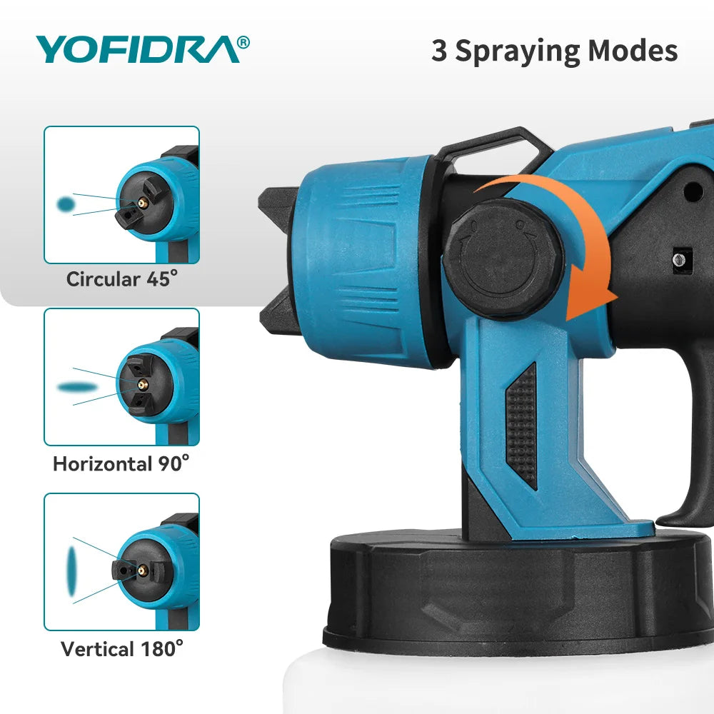 Cordless Electric Paint Sprayer 1000ml