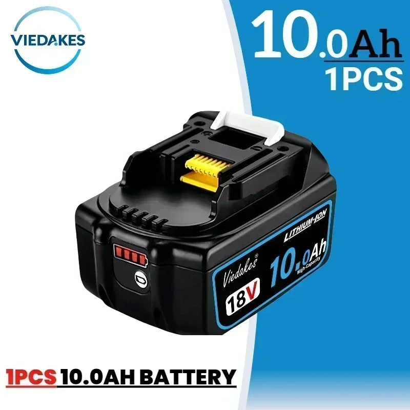 High-Capacity Replacement Battery Compatible with Makita 18V Tools (8Ah/10Ah/12Ah)