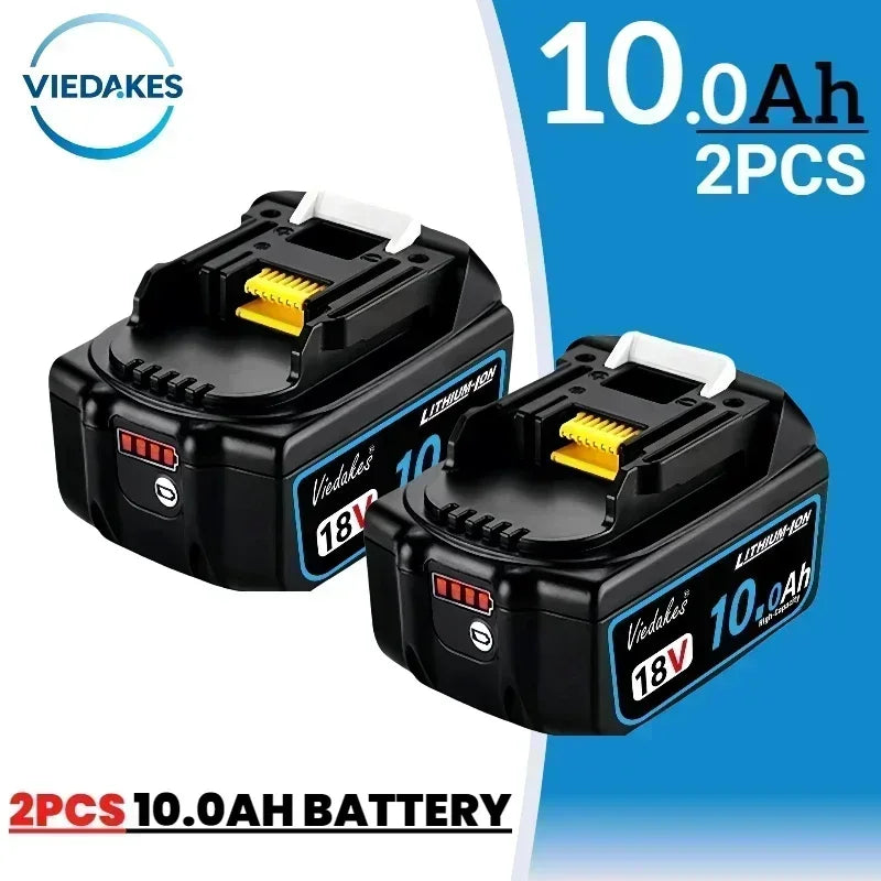 High-Capacity Replacement Battery Compatible with Makita 18V Tools (8Ah/10Ah/12Ah)