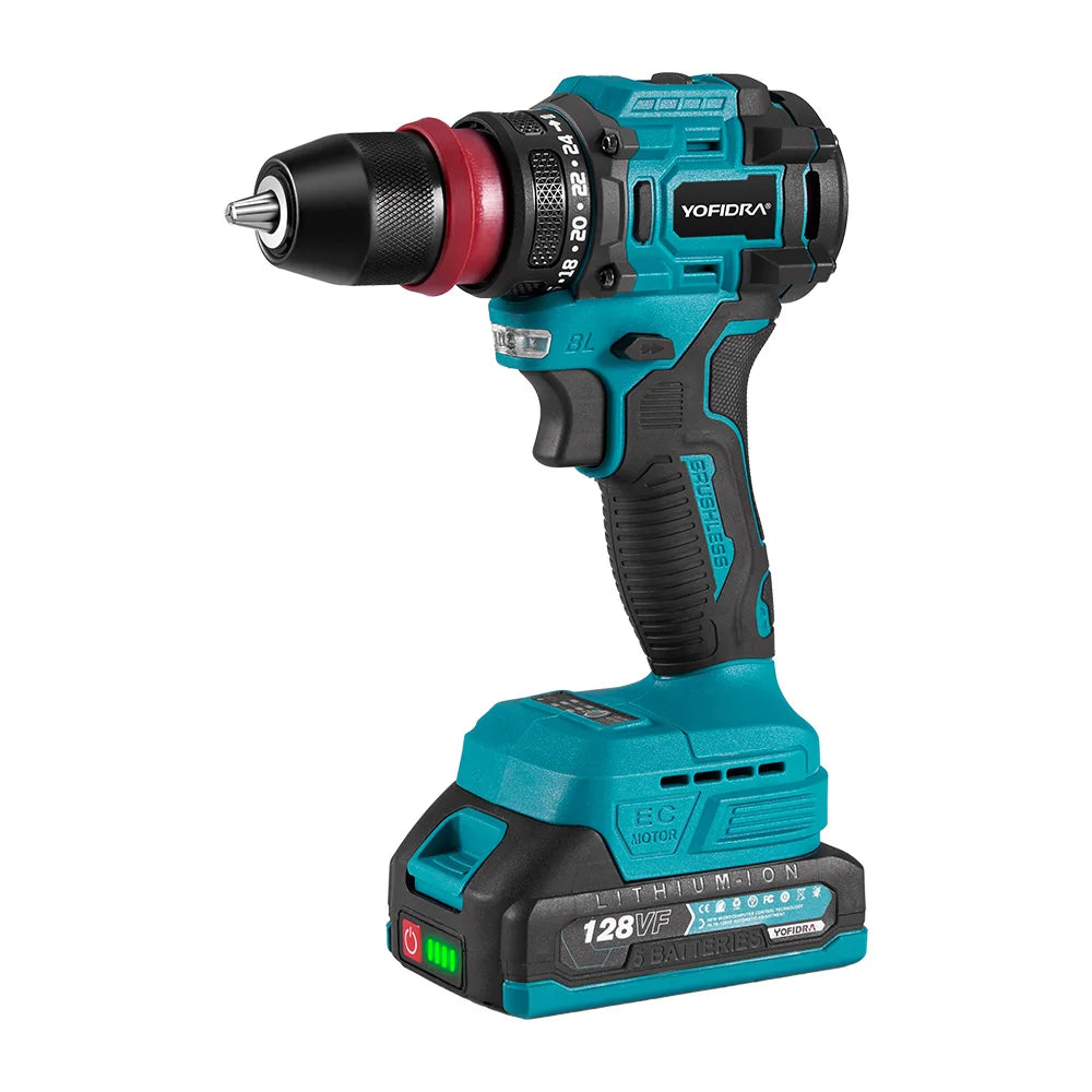 Brushless Cordless 3-in-1 Drill & Screwdriver – Hammer Function.